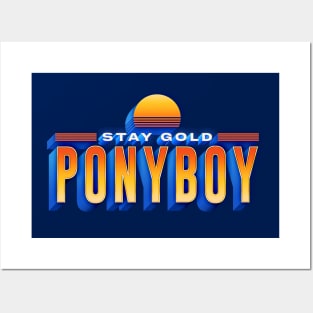 Stay Gold Ponyboy //////// Retro Movie Gift Posters and Art